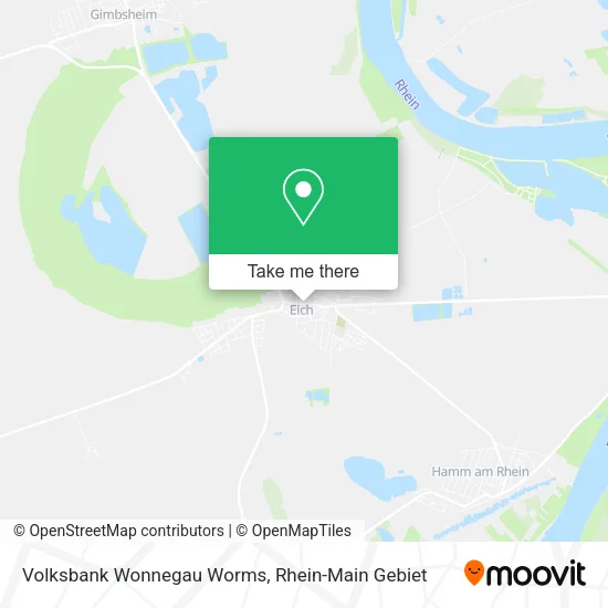 Карта Volksbank Wonnegau Worms