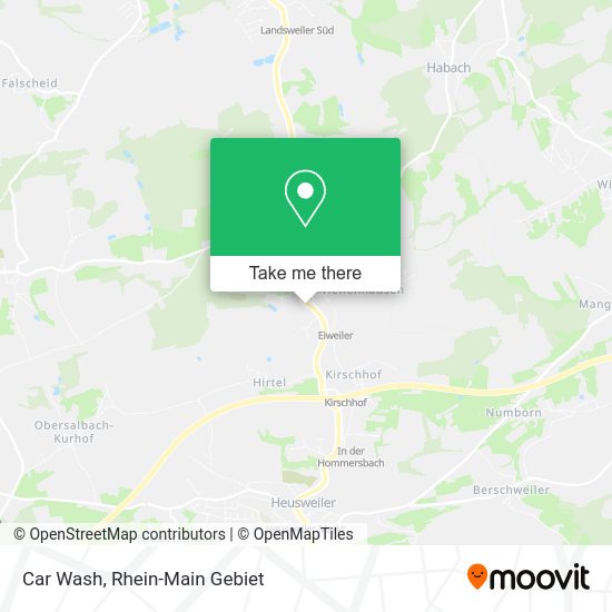 Карта Car Wash