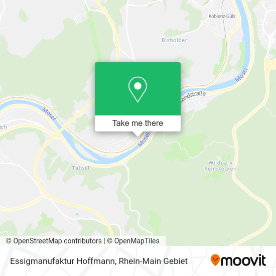 Карта Essigmanufaktur Hoffmann