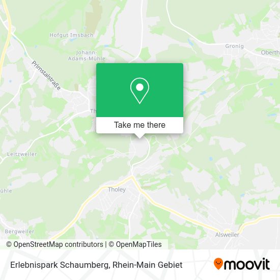 Карта Erlebnispark Schaumberg