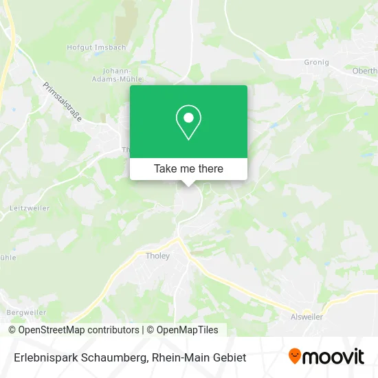Карта Erlebnispark Schaumberg