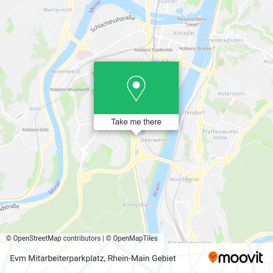 Карта Evm Mitarbeiterparkplatz