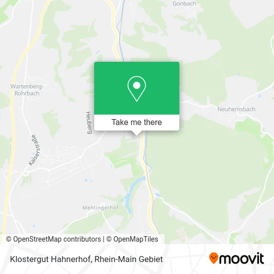 Klostergut Hahnerhof map