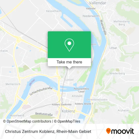 Карта Christus Zentrum Koblenz