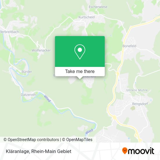 Карта Kläranlage