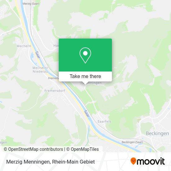 Карта Merzig Menningen