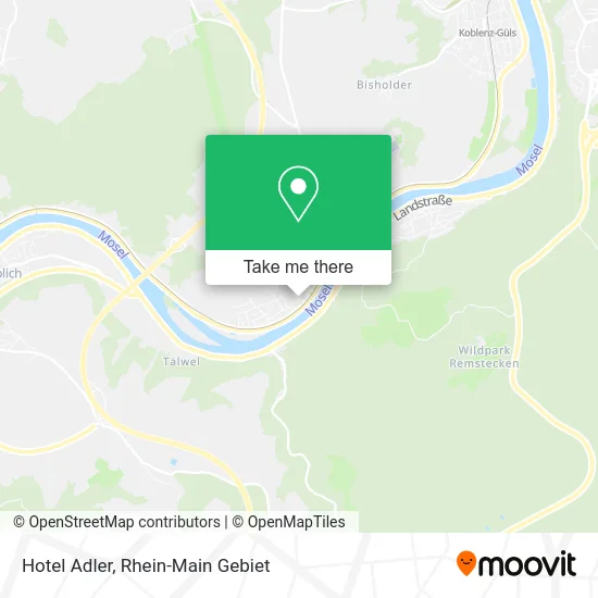 Карта Hotel Adler