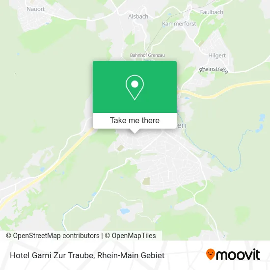 Карта Hotel Garni Zur Traube
