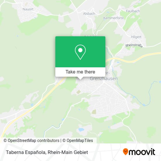 Карта Taberna Española