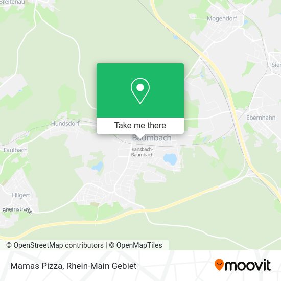 Карта Mamas Pizza