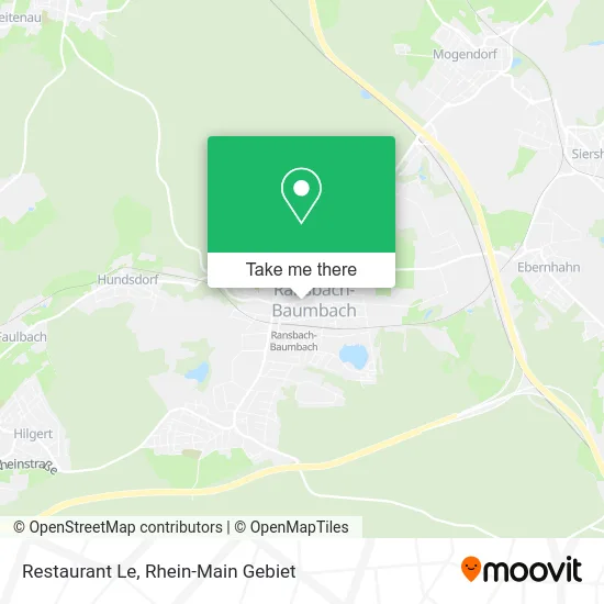 Карта Restaurant Le
