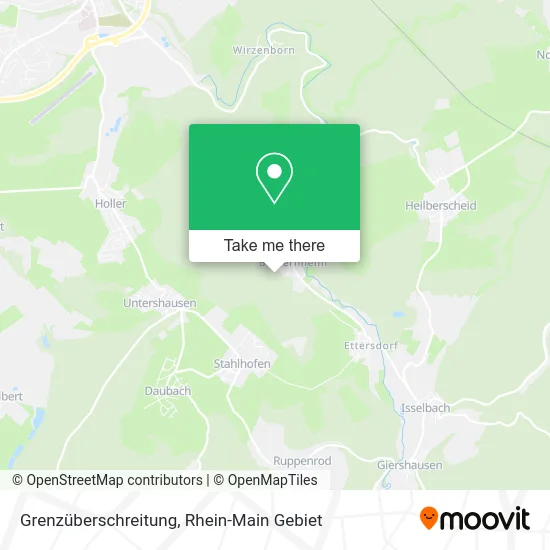 Карта Grenzüberschreitung