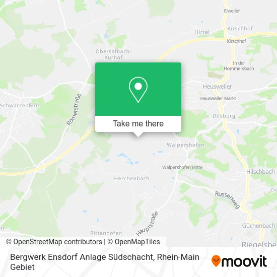 Карта Bergwerk Ensdorf Anlage Südschacht