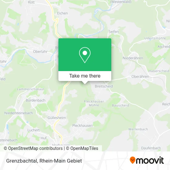 Карта Grenzbachtal