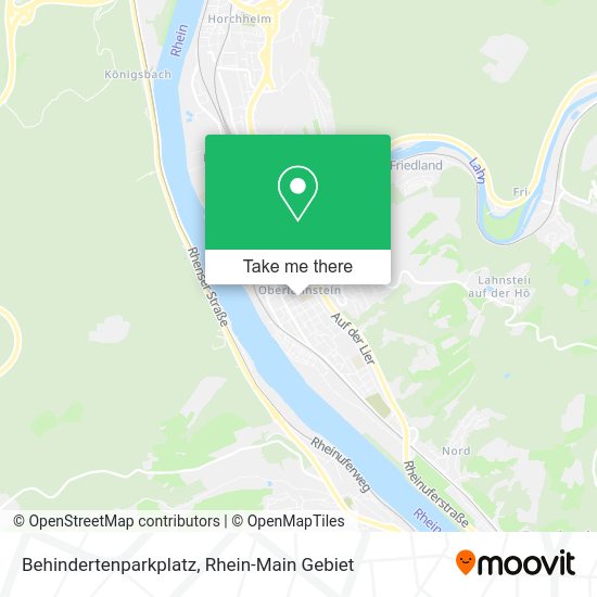 Карта Behindertenparkplatz