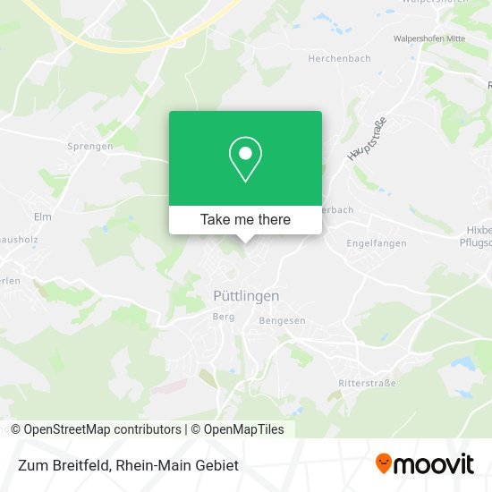 Карта Zum Breitfeld