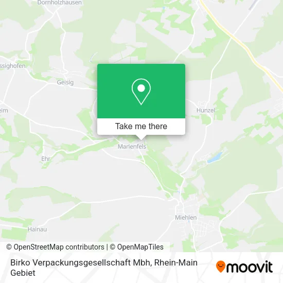 Карта Birko Verpackungsgesellschaft Mbh