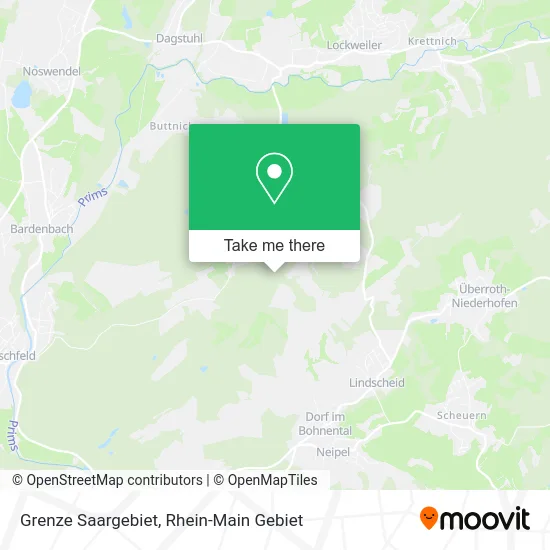 Карта Grenze Saargebiet