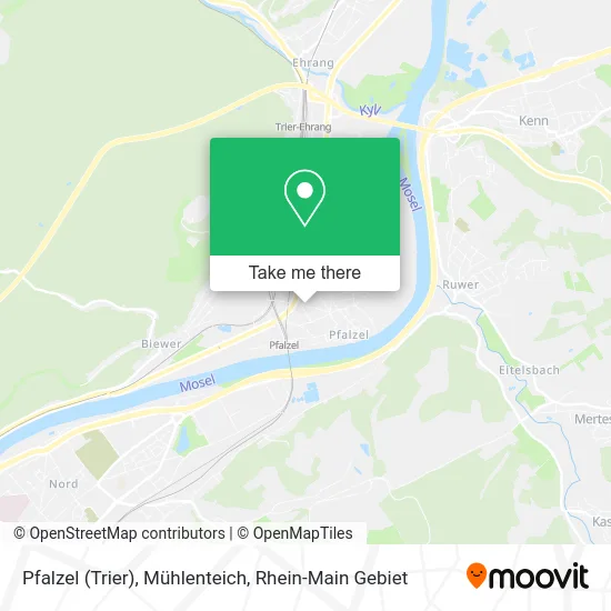 Карта Pfalzel (Trier), Mühlenteich