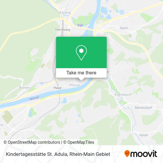 Карта Kindertagesstätte St. Adula