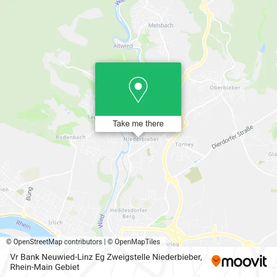 Карта Vr Bank Neuwied-Linz Eg Zweigstelle Niederbieber