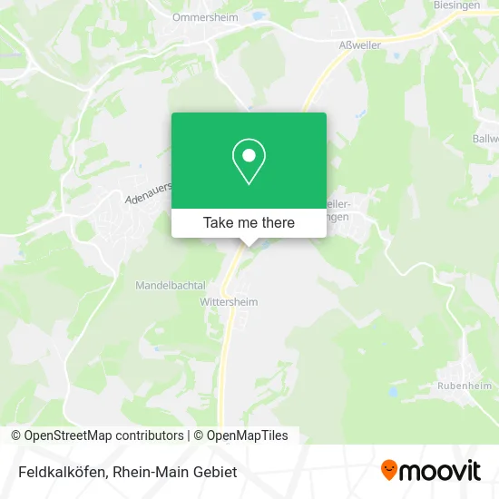 Карта Feldkalköfen