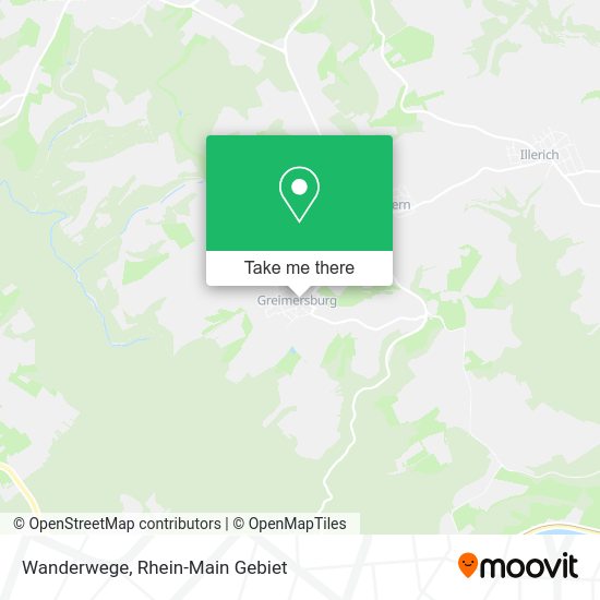 Карта Wanderwege