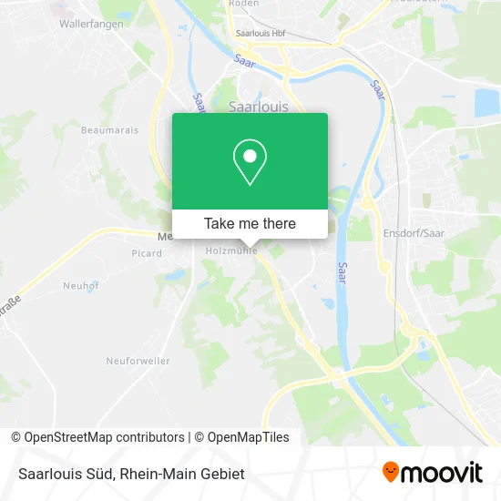 Карта Saarlouis Süd