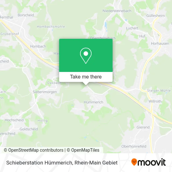 Карта Schieberstation Hümmerich