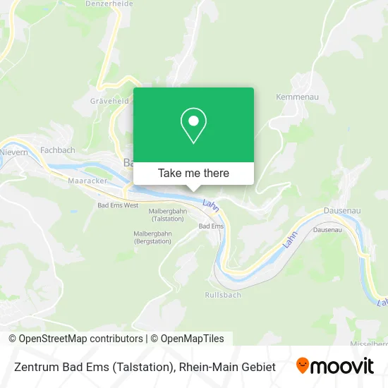 Карта Zentrum Bad Ems (Talstation)