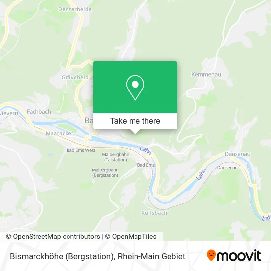 Карта Bismarckhöhe (Bergstation)