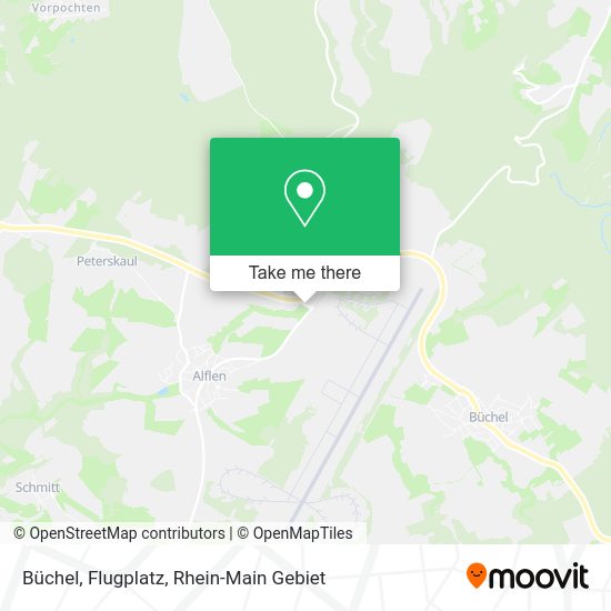 Карта Büchel, Flugplatz