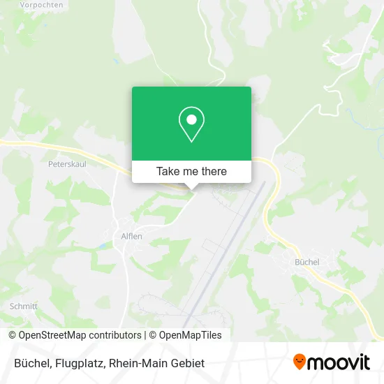 Карта Büchel, Flugplatz