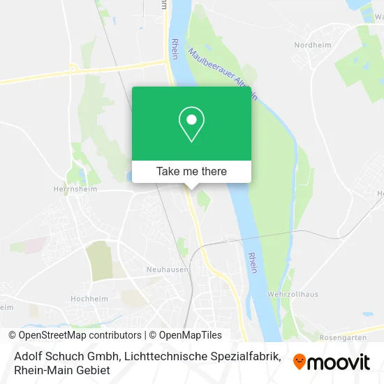 Карта Adolf Schuch Gmbh, Lichttechnische Spezialfabrik