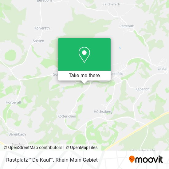 Карта Rastplatz ""De Kaul""