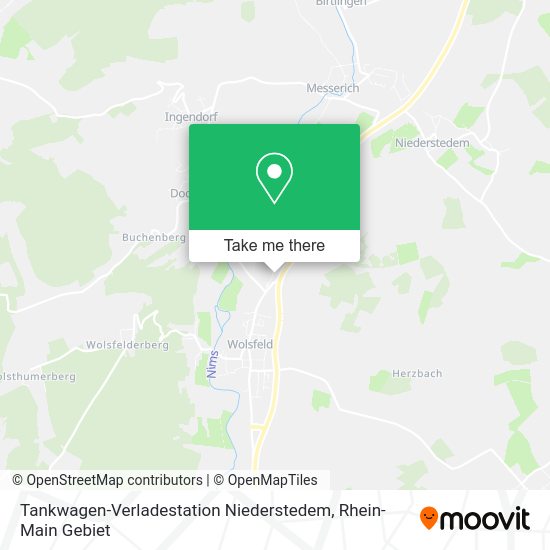 Карта Tankwagen-Verladestation Niederstedem