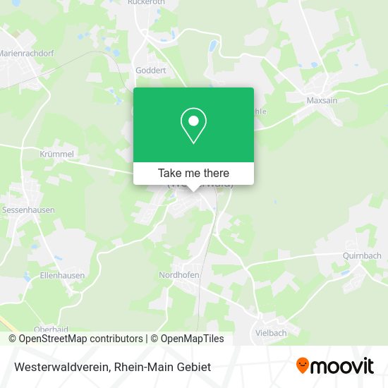 Карта Westerwaldverein
