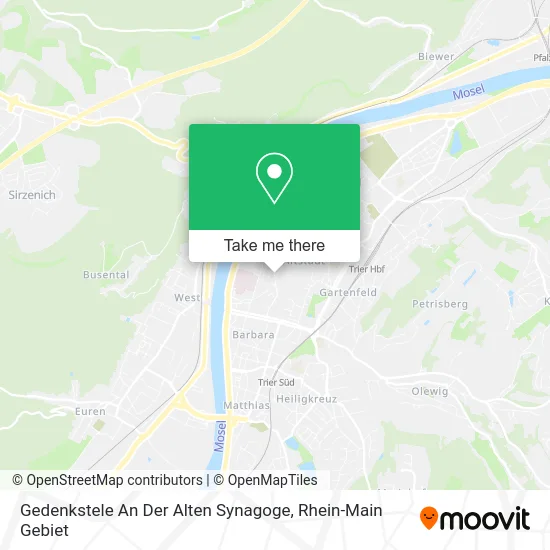 Карта Gedenkstele An Der Alten Synagoge