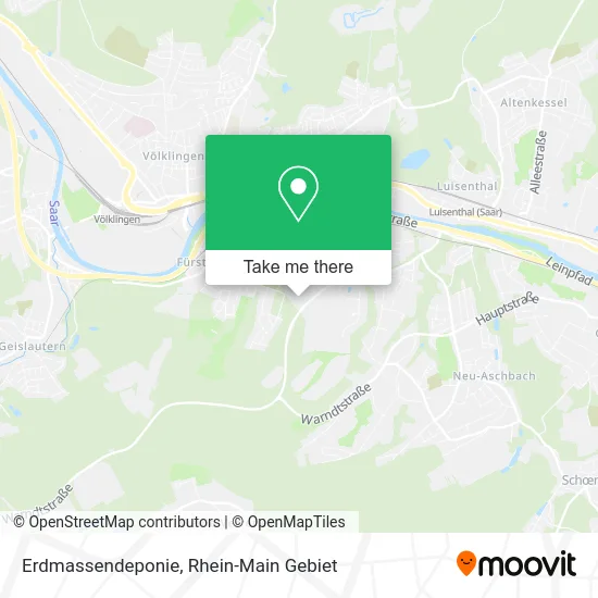 Карта Erdmassendeponie