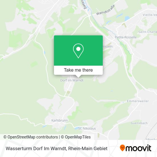 Карта Wasserturm Dorf Im Warndt