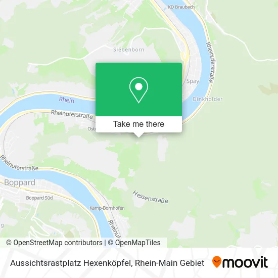 Карта Aussichtsrastplatz Hexenköpfel