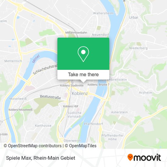 Карта Spiele Max