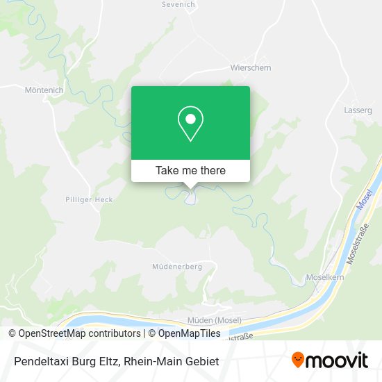 Карта Pendeltaxi Burg Eltz