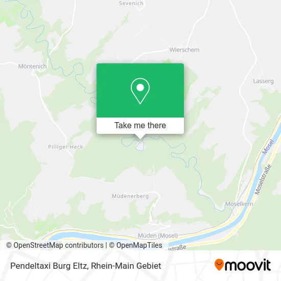 Карта Pendeltaxi Burg Eltz