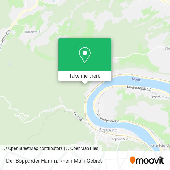 Карта Der Bopparder Hamm