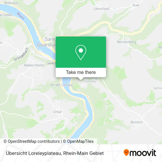 Карта Übersicht Loreleyplateau