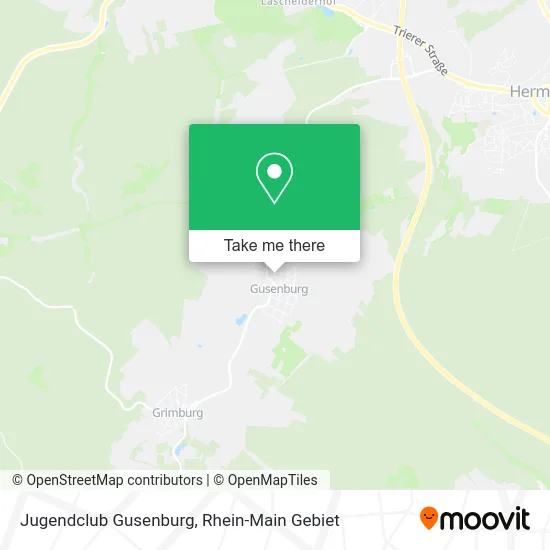 Карта Jugendclub Gusenburg