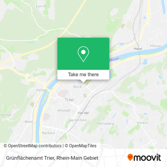 Карта Grünflächenamt Trier