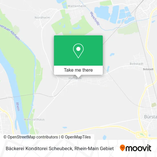 Карта Bäckerei Konditorei Scheubeck