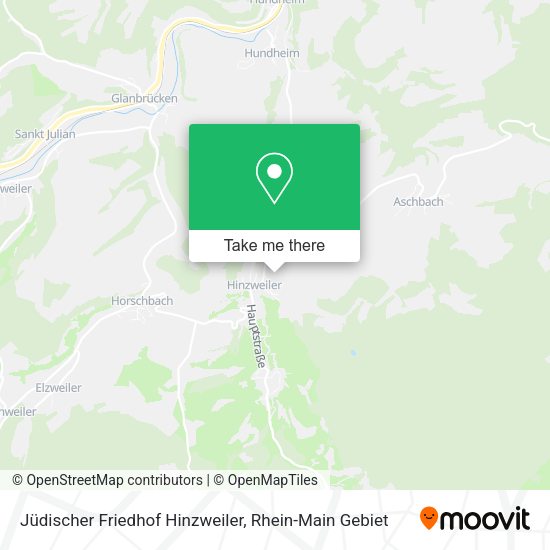Карта Jüdischer Friedhof Hinzweiler